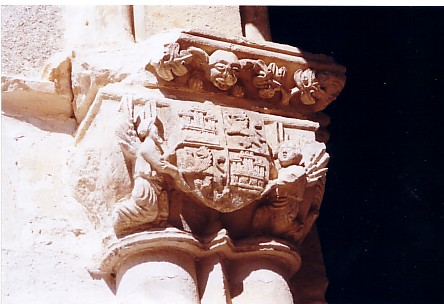 Escudo de CASTILLA  en Santa María la Real de Nieva