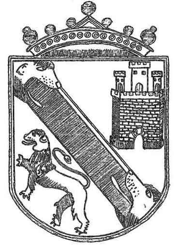 Croquis de Cyril Robin-Champigneul según el grabado de madera de la obra de Alonso López de Haro.